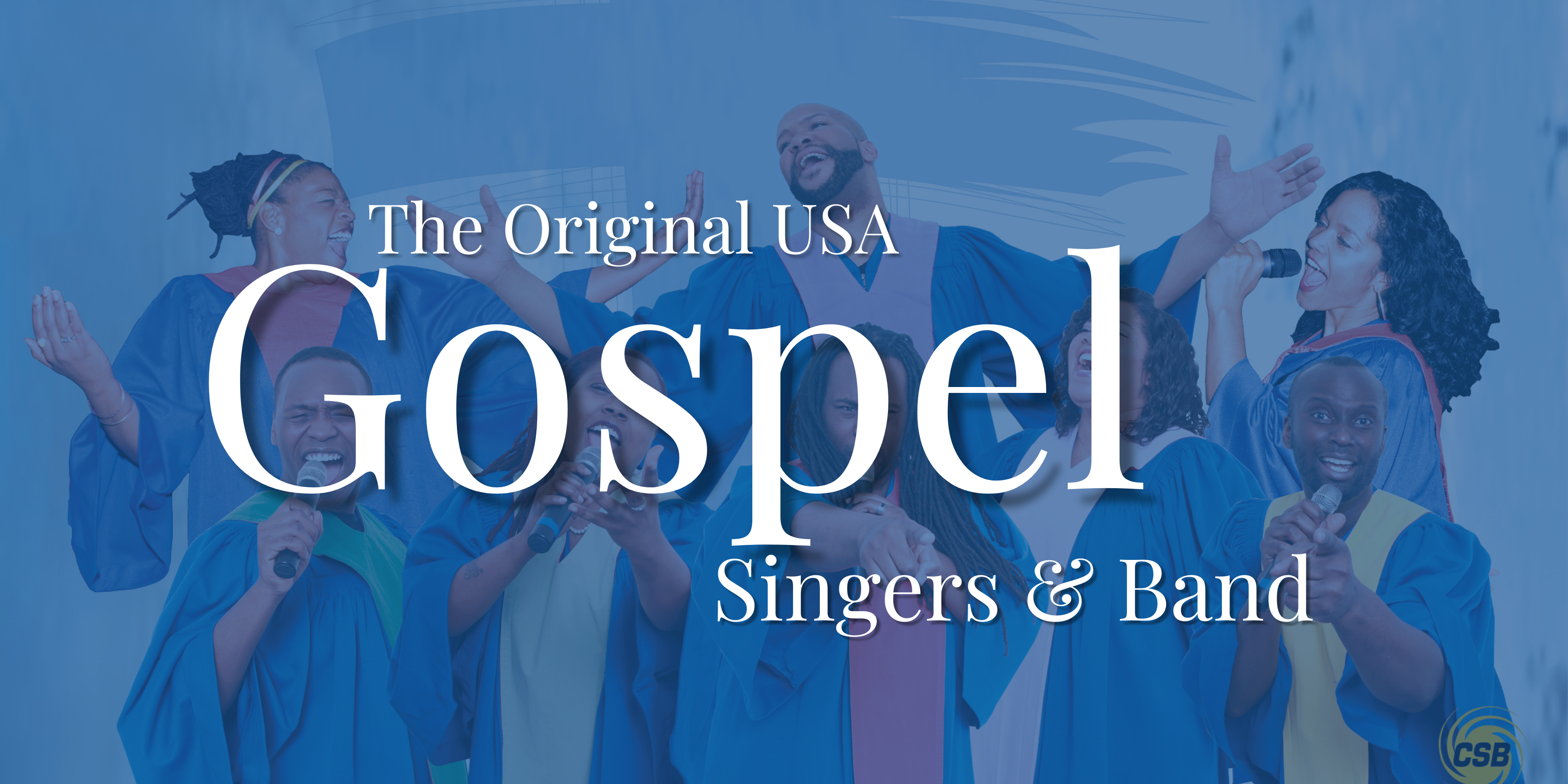 Betagende og fuld af liv! The Original USA Gospel Singers & Band elektrificerer publikum. Det prestigefyldte gospelkor har turneret i mere end 25 år, og optrådt for over én million mennesker. Og succeshistorien er ikke slut endnu. Koret har blandt andet optrådt på det ærværdige La Scala i Milano, et af verdens førende og mest berømte operahuse, og dertil har de sunget for paven til Vatikanets store julekoncert. Stærke følelser er på spil, når det afroamerikanske kor, akkompagneret af et eminent live band og imponerende lyssætning, fortæller historien om sort gospel kultur fra musikkens oprindelse og hele vejen frem til i dag, fra Mahalia Jackson til James Cleveland.